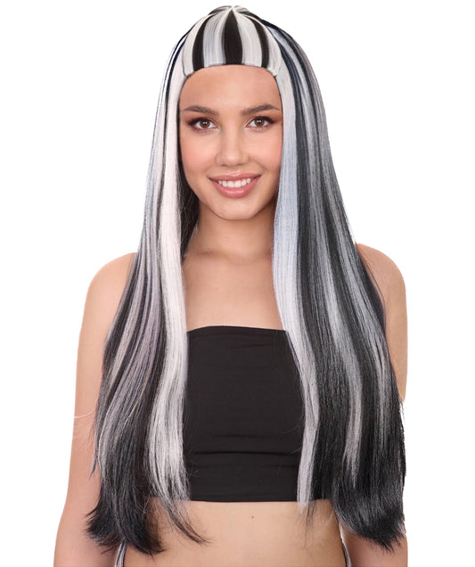 Ash and White Drag Queen Wig