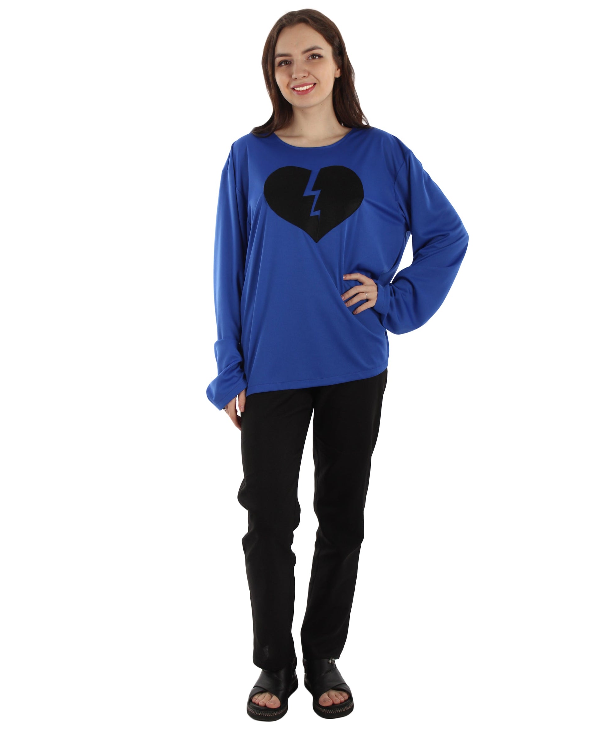 Blue My Heart Is Broken Long Sleeve Costume