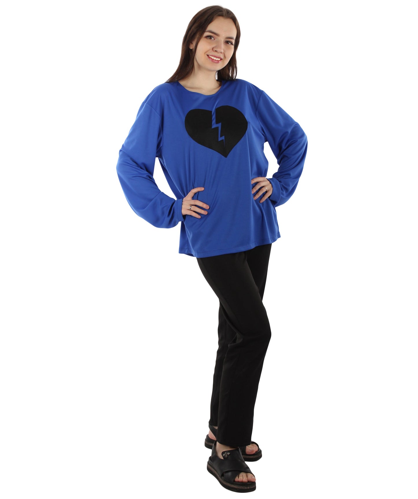 Blue My Heart Is Broken Long Sleeve Costume