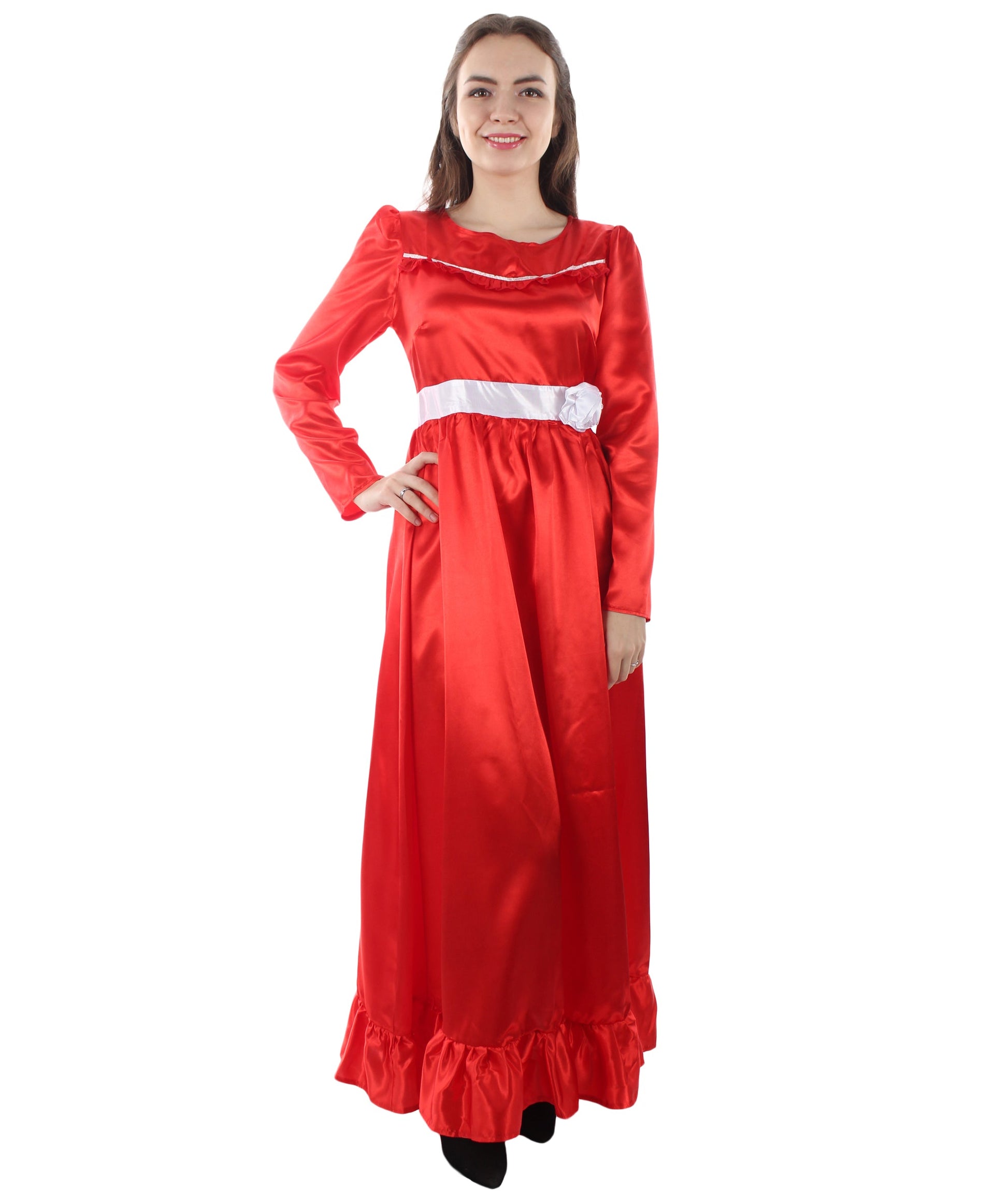 Red Evil Doll Long Maxi Dress