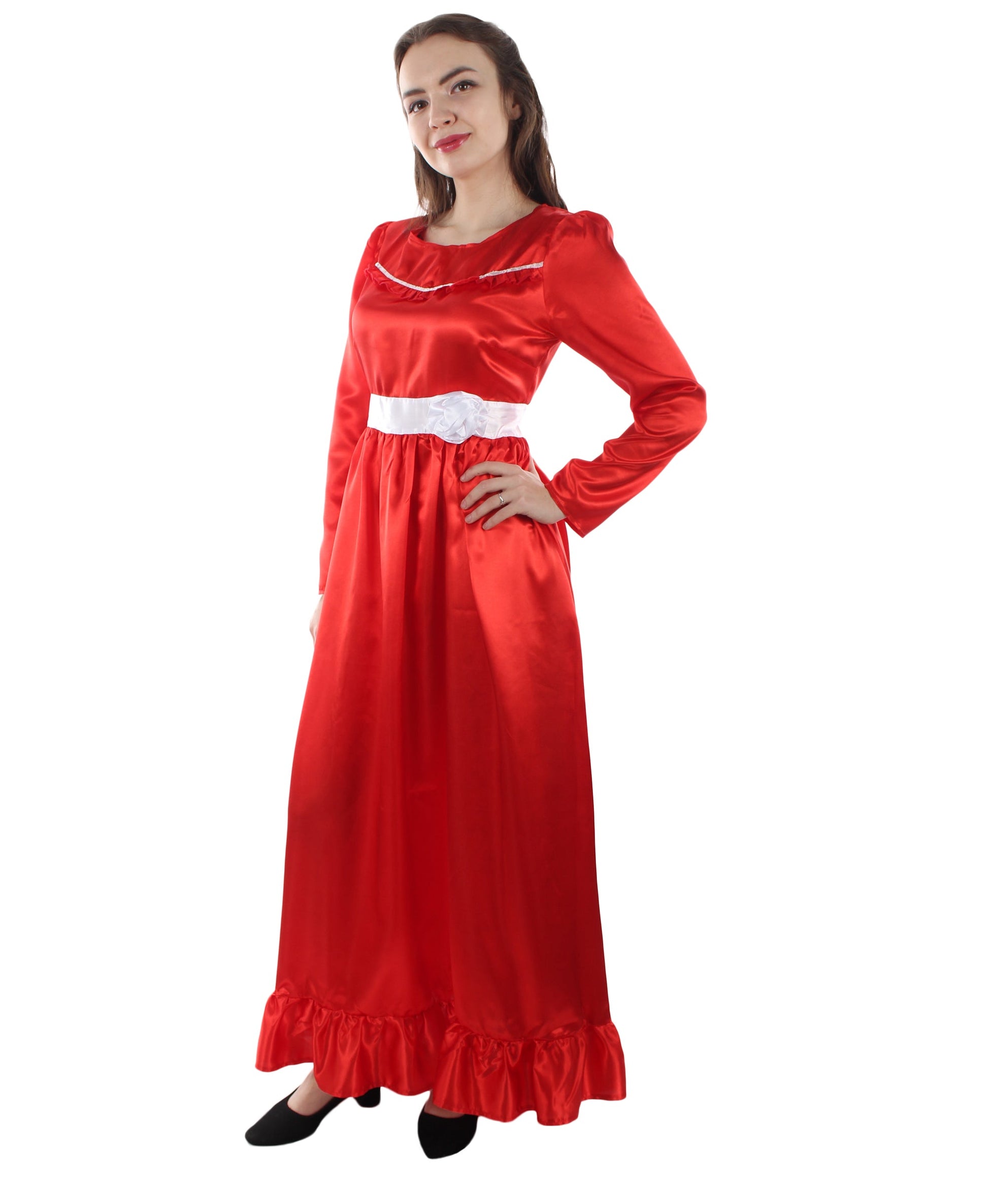 Red Evil Doll Long Maxi Dress