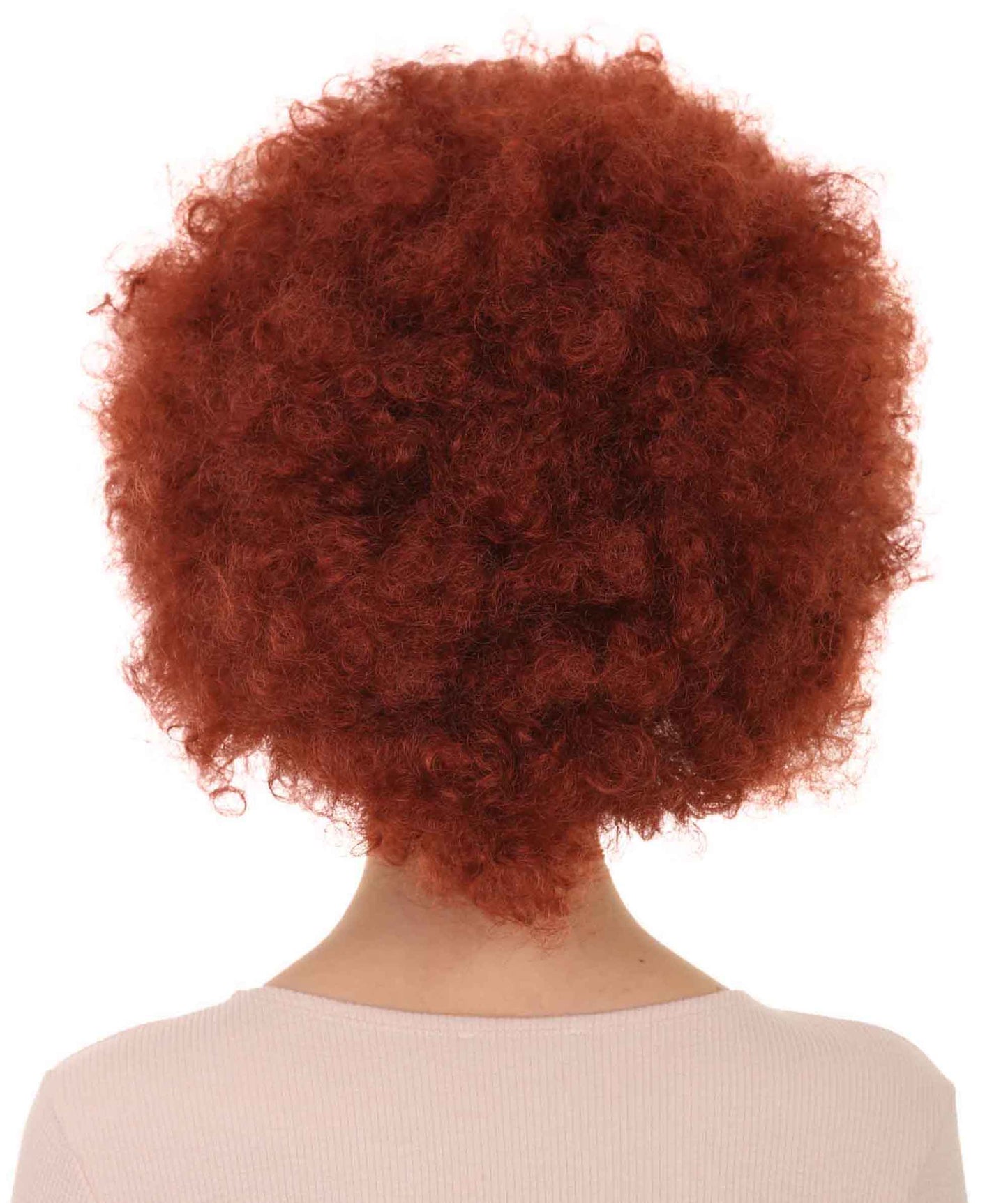 Auburn short afro wigs