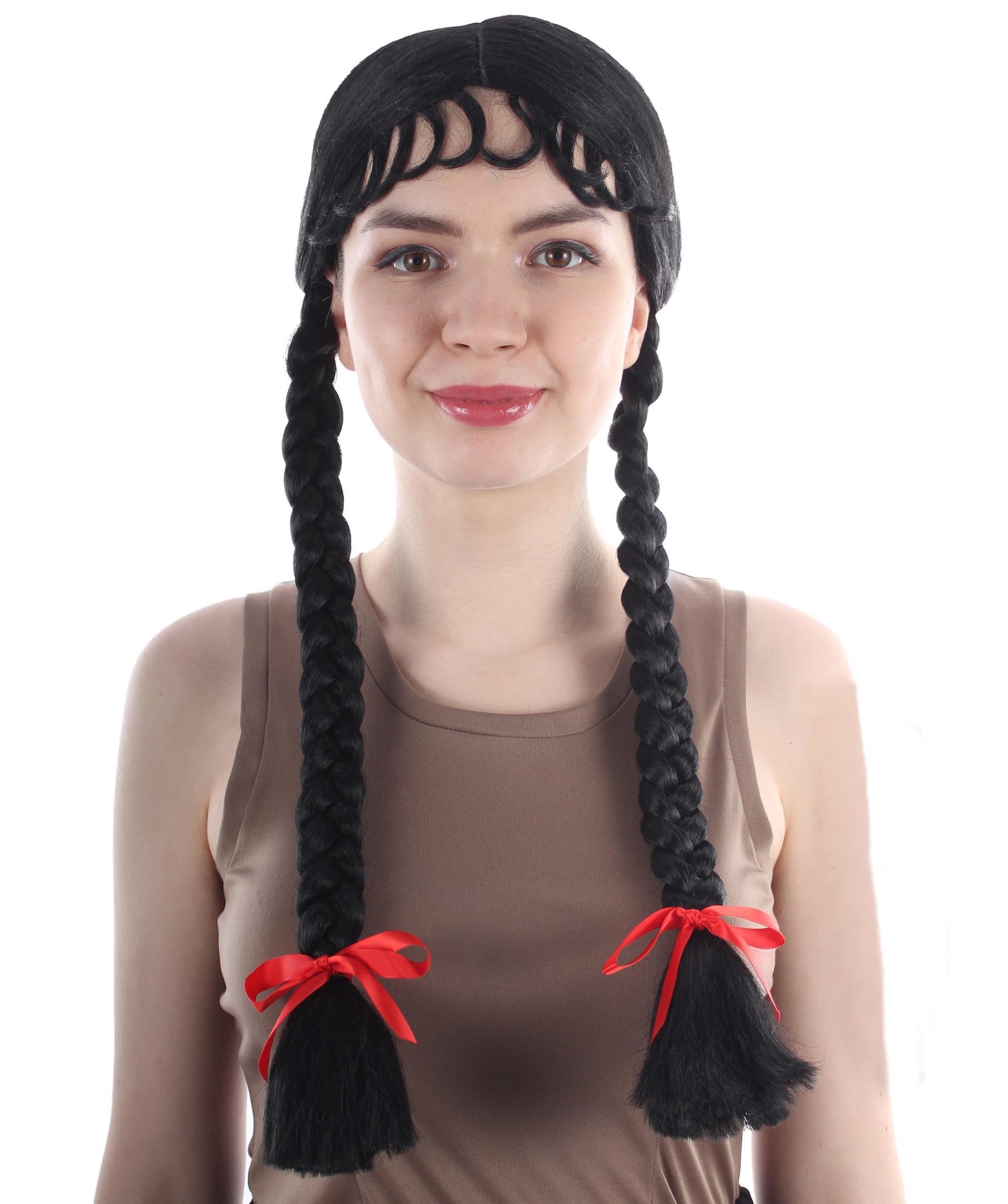 Black Multiple Colors Option Long Braided Wig