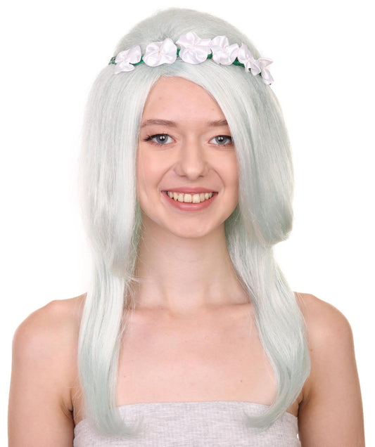 Floral Fantasy Light Green Wig
