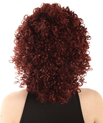 Dark Brown Women's Royalty Queen Curly Wig