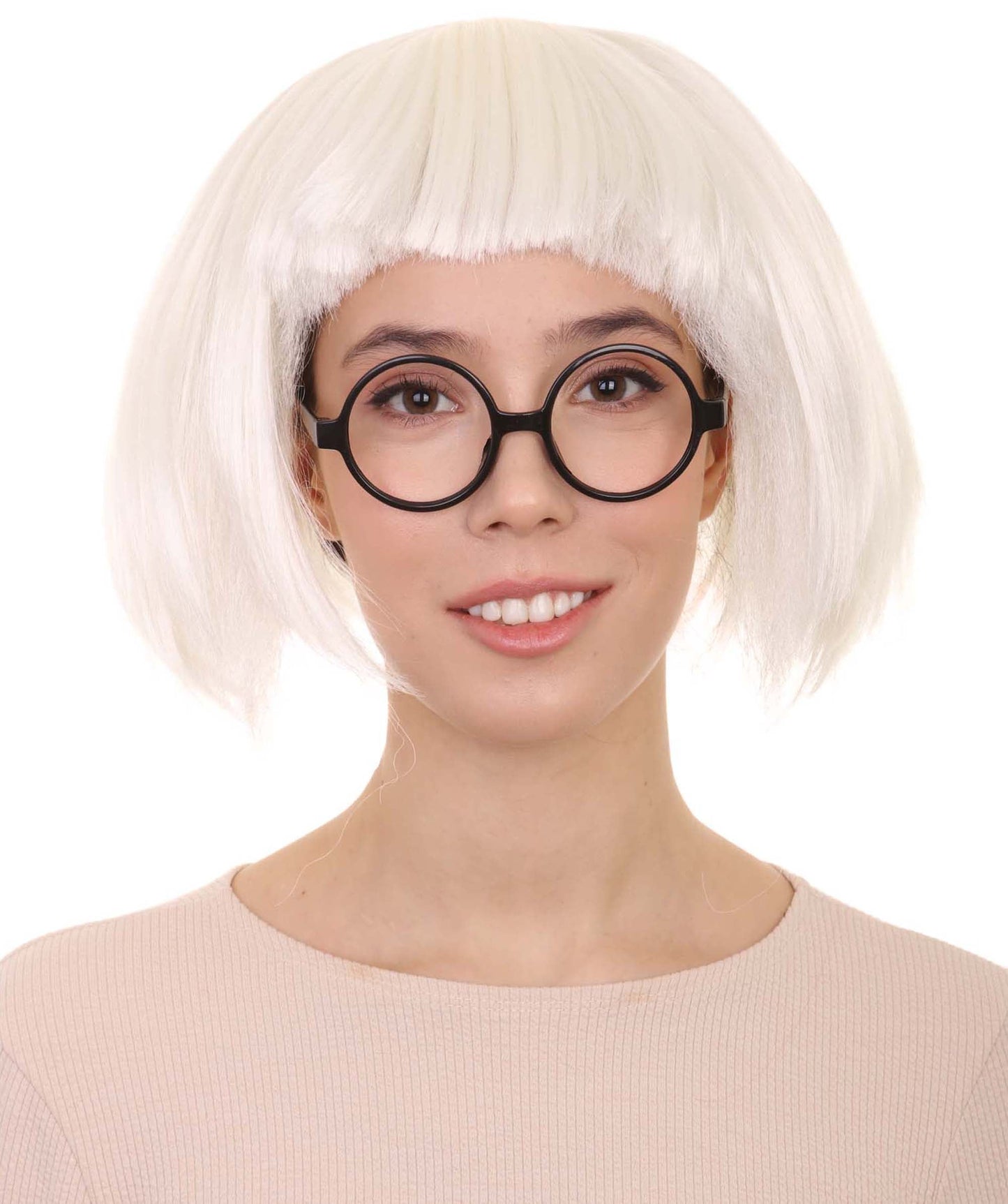 White Fashion Edna Multiple Colors Bob Wig