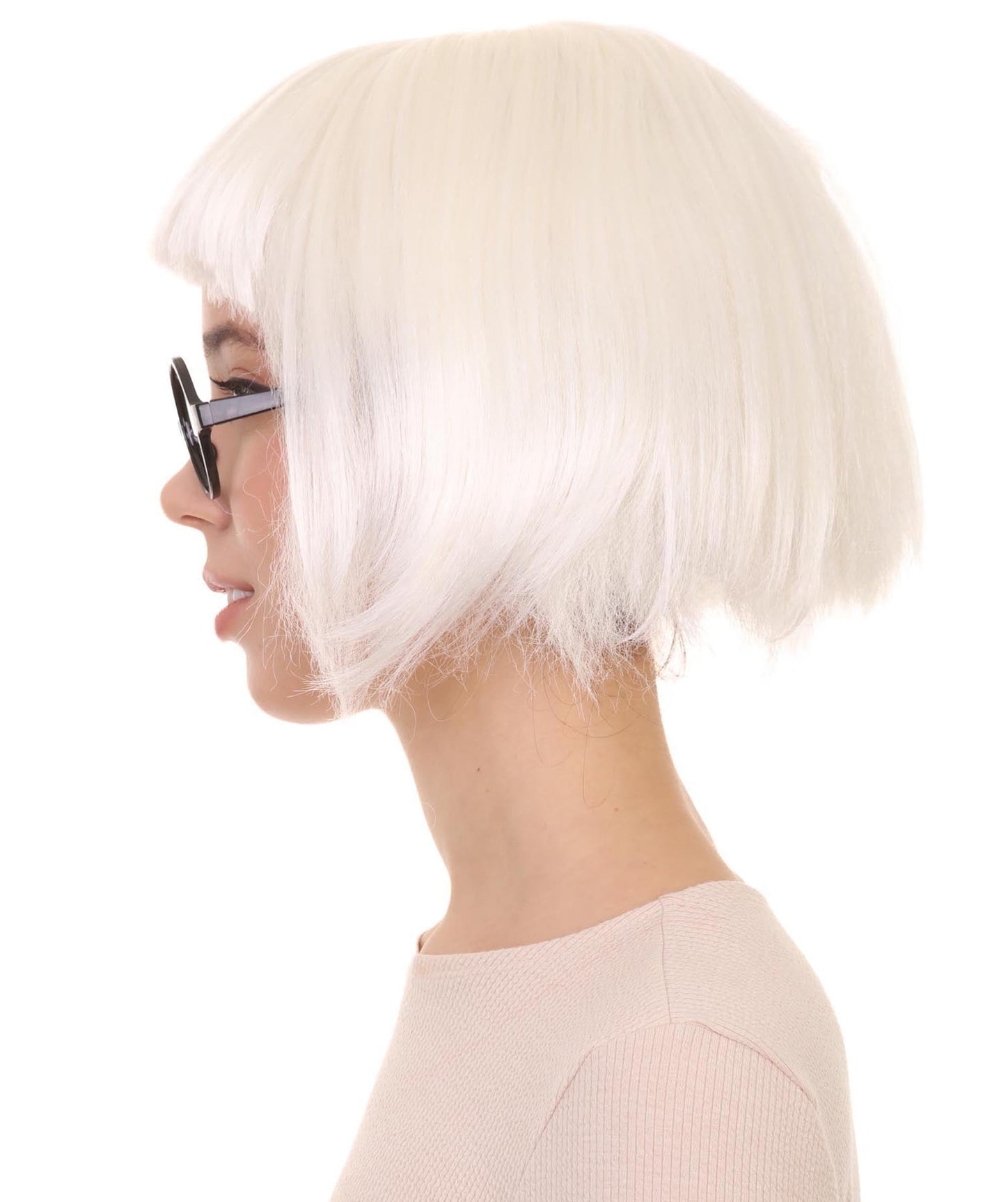 White Fashion Edna Multiple Colors Bob Wig