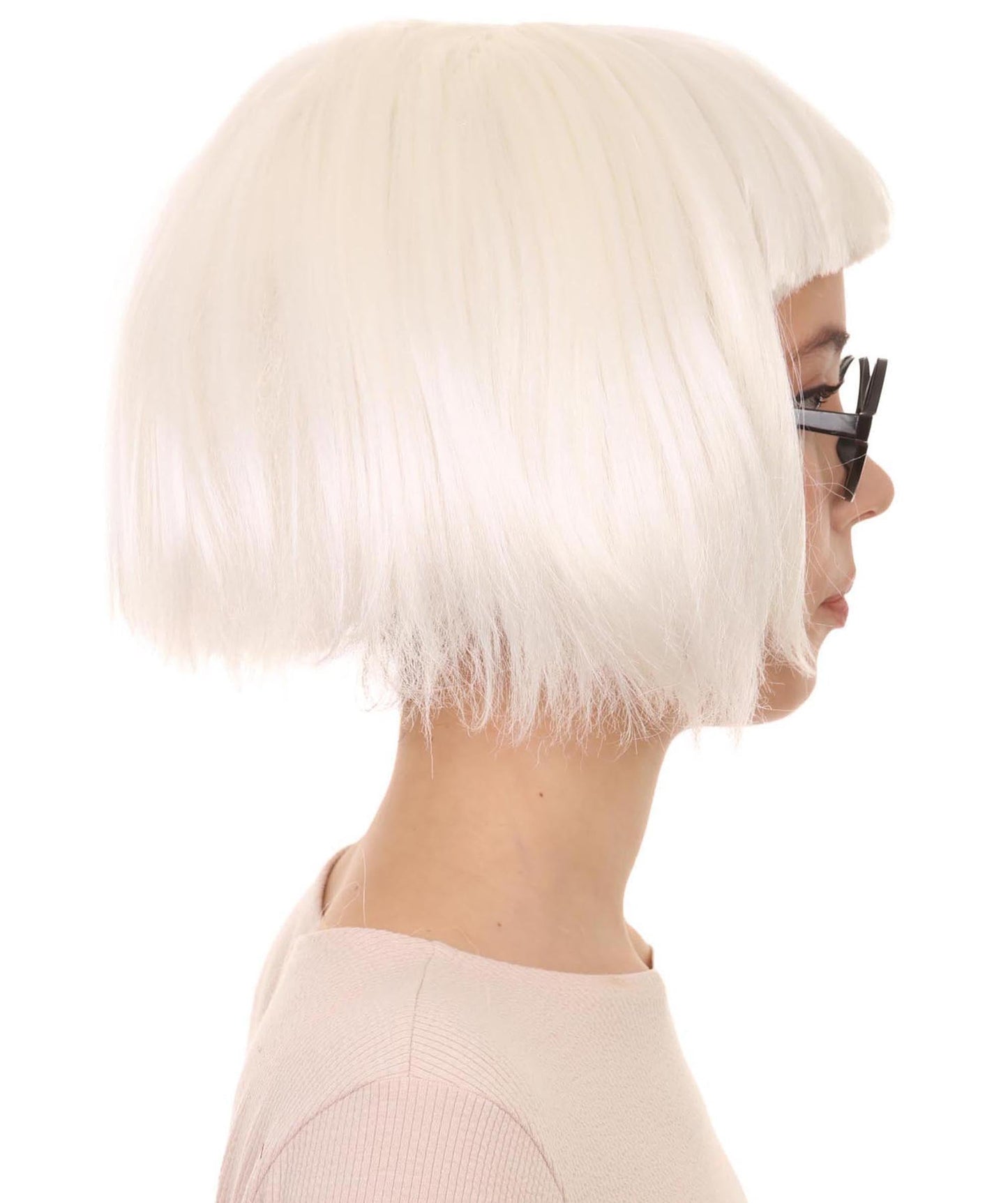 White Fashion Edna Multiple Colors Bob Wig