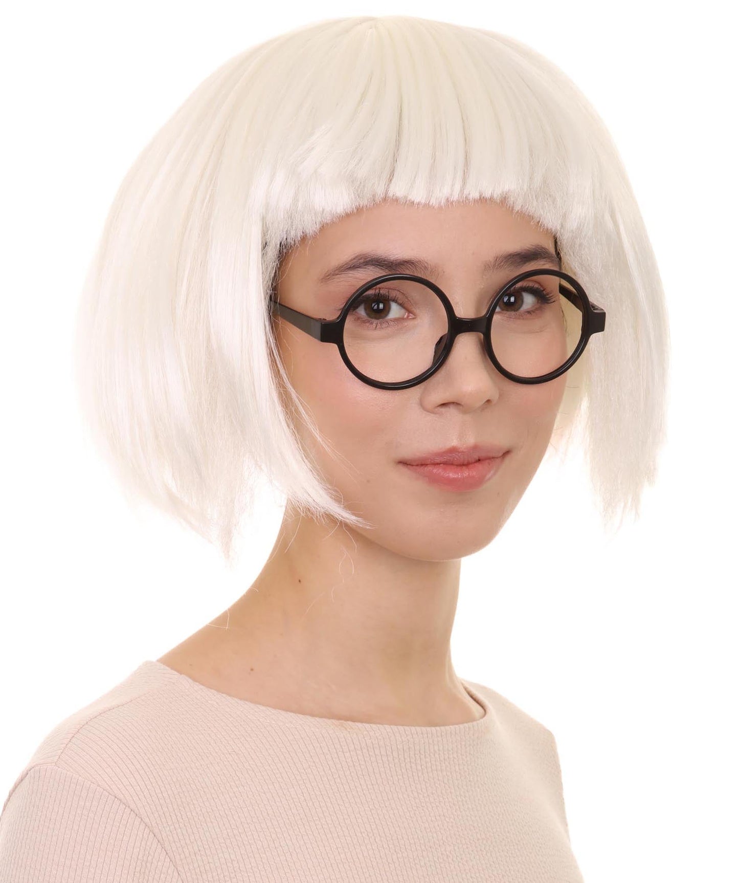 White Fashion Edna Multiple Colors Bob Wig