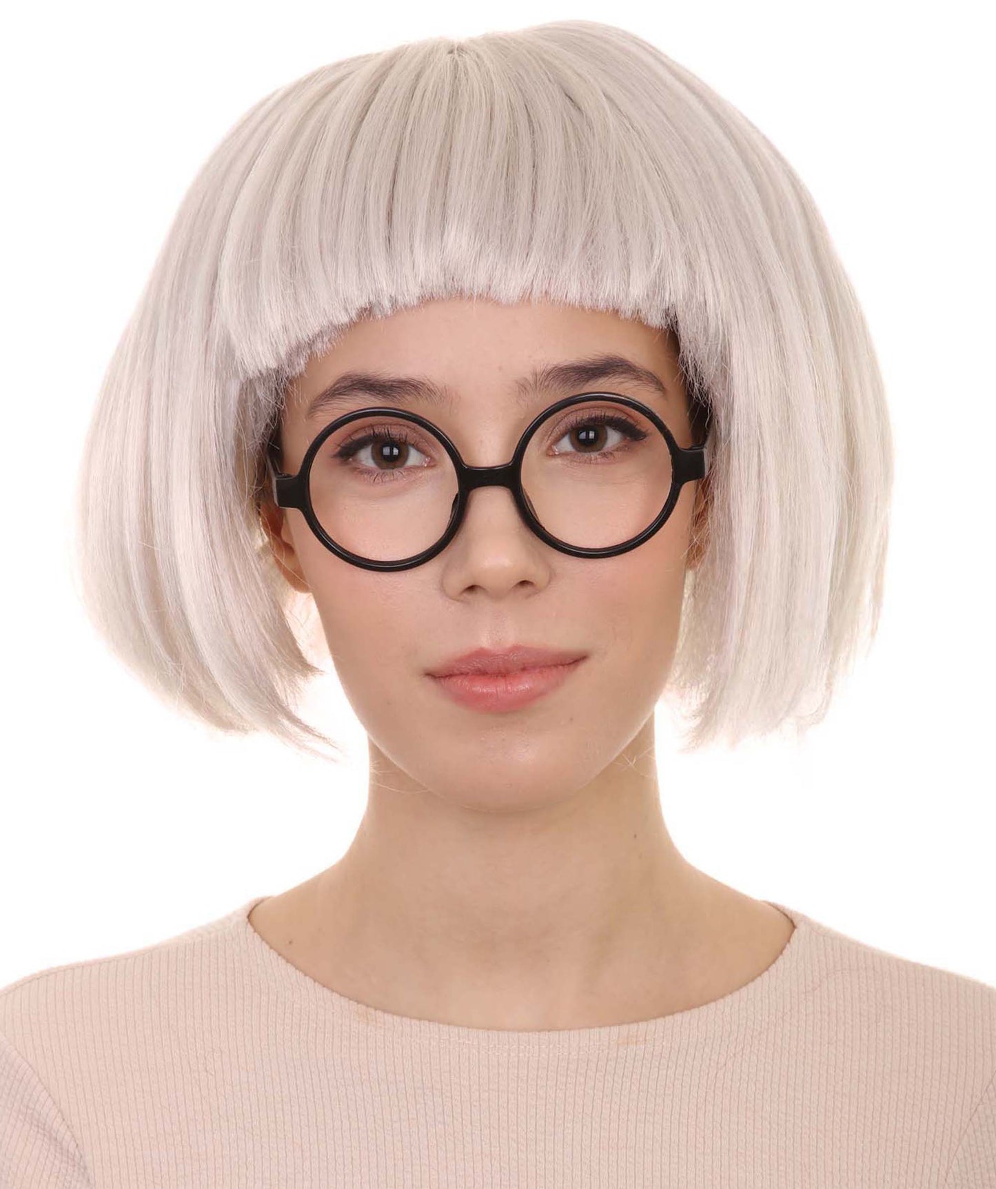 Grey  Fashion Edna Multiple Colors Bob Wig