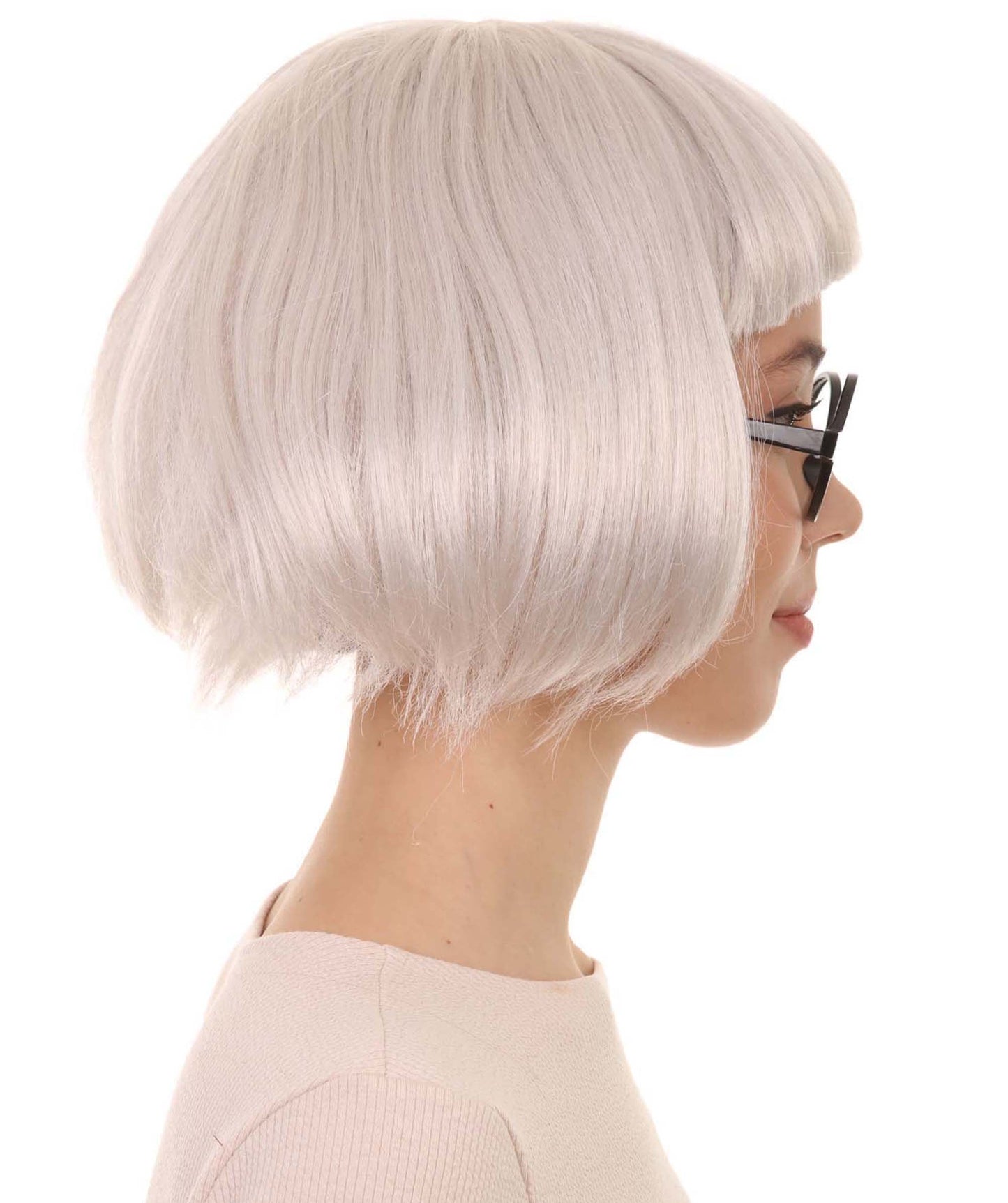 Grey  Fashion Edna Multiple Colors Bob Wig