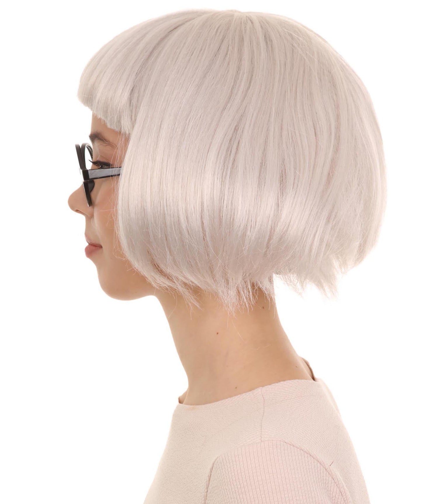 Grey  Fashion Edna Multiple Colors Bob Wig