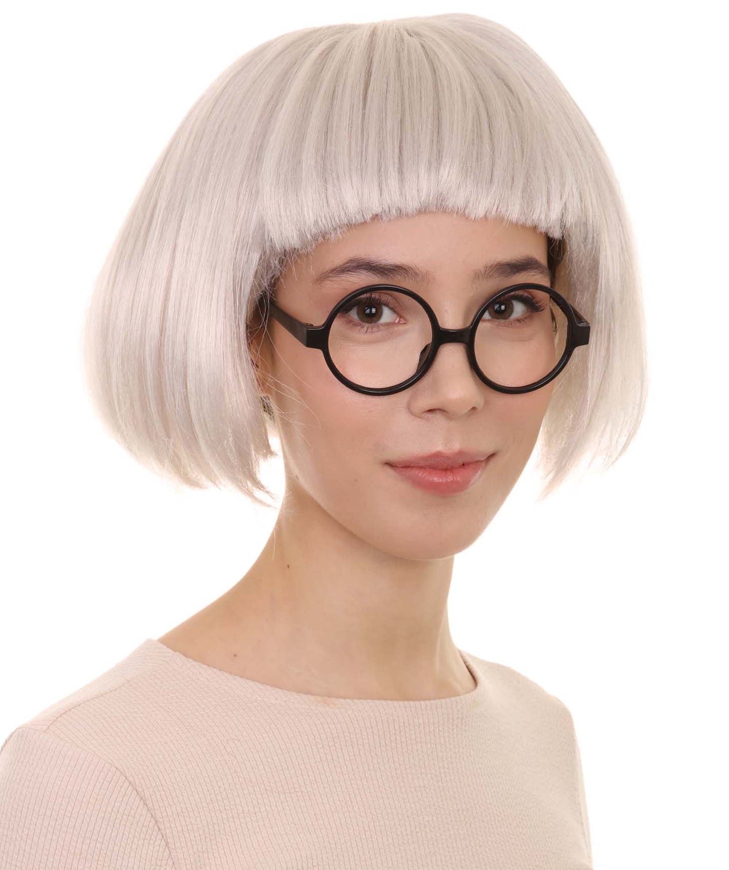 Grey  Fashion Edna Multiple Colors Bob Wig