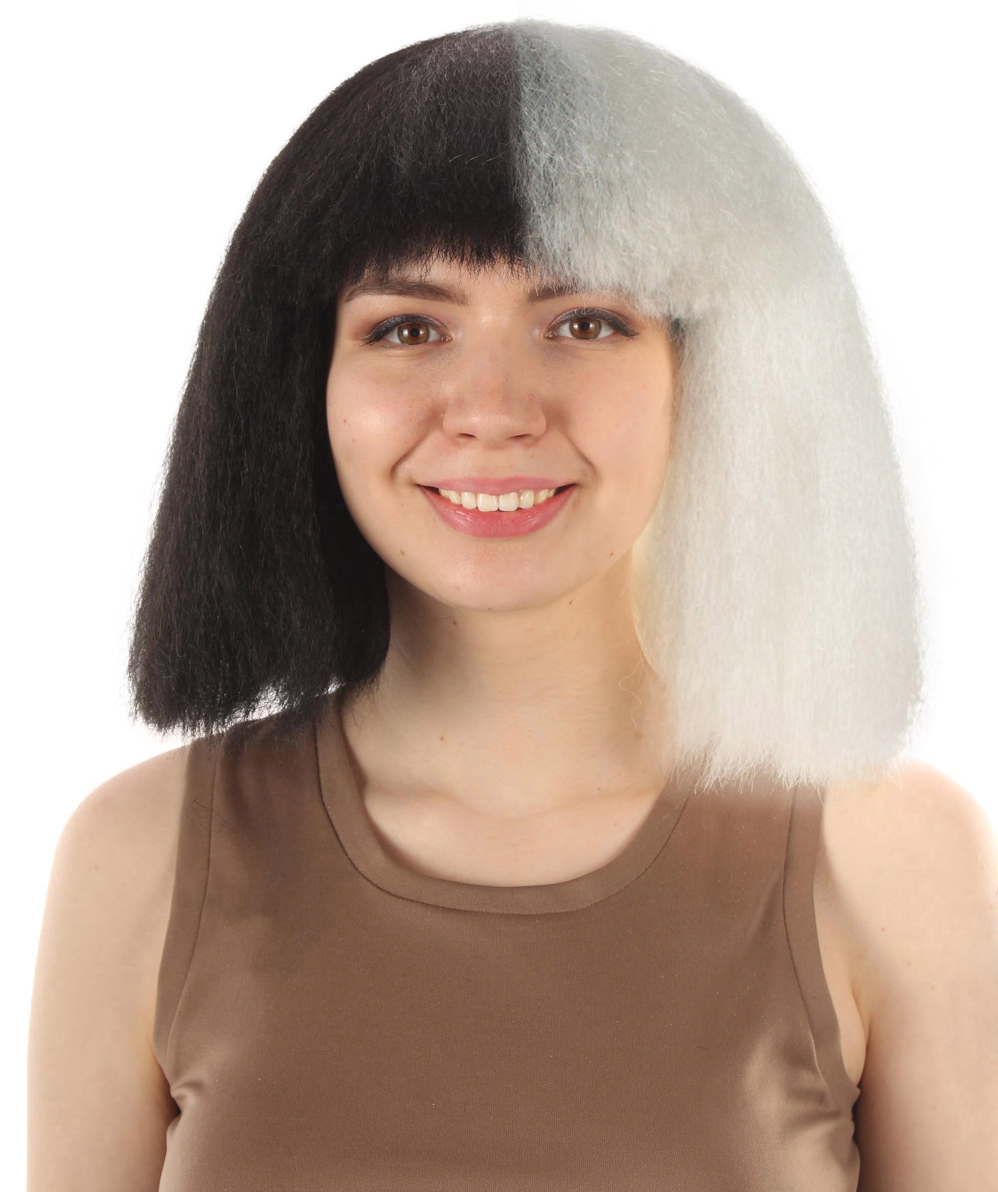 White/Black Pop star multiple color wigs