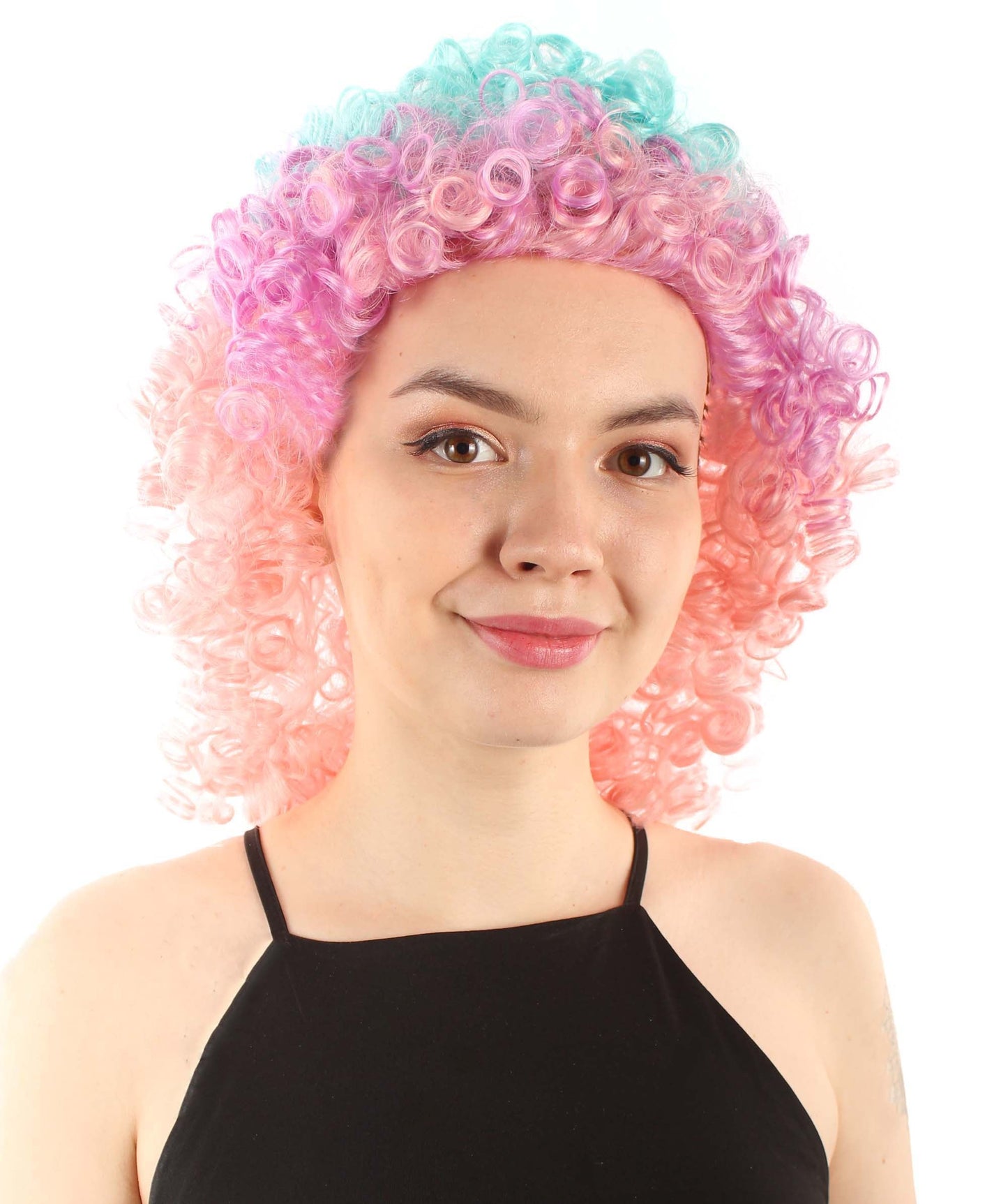 HPO  Women's Royalty Queen Curly Wig | Multiple Color Options | Premium Breathable Capless Cap