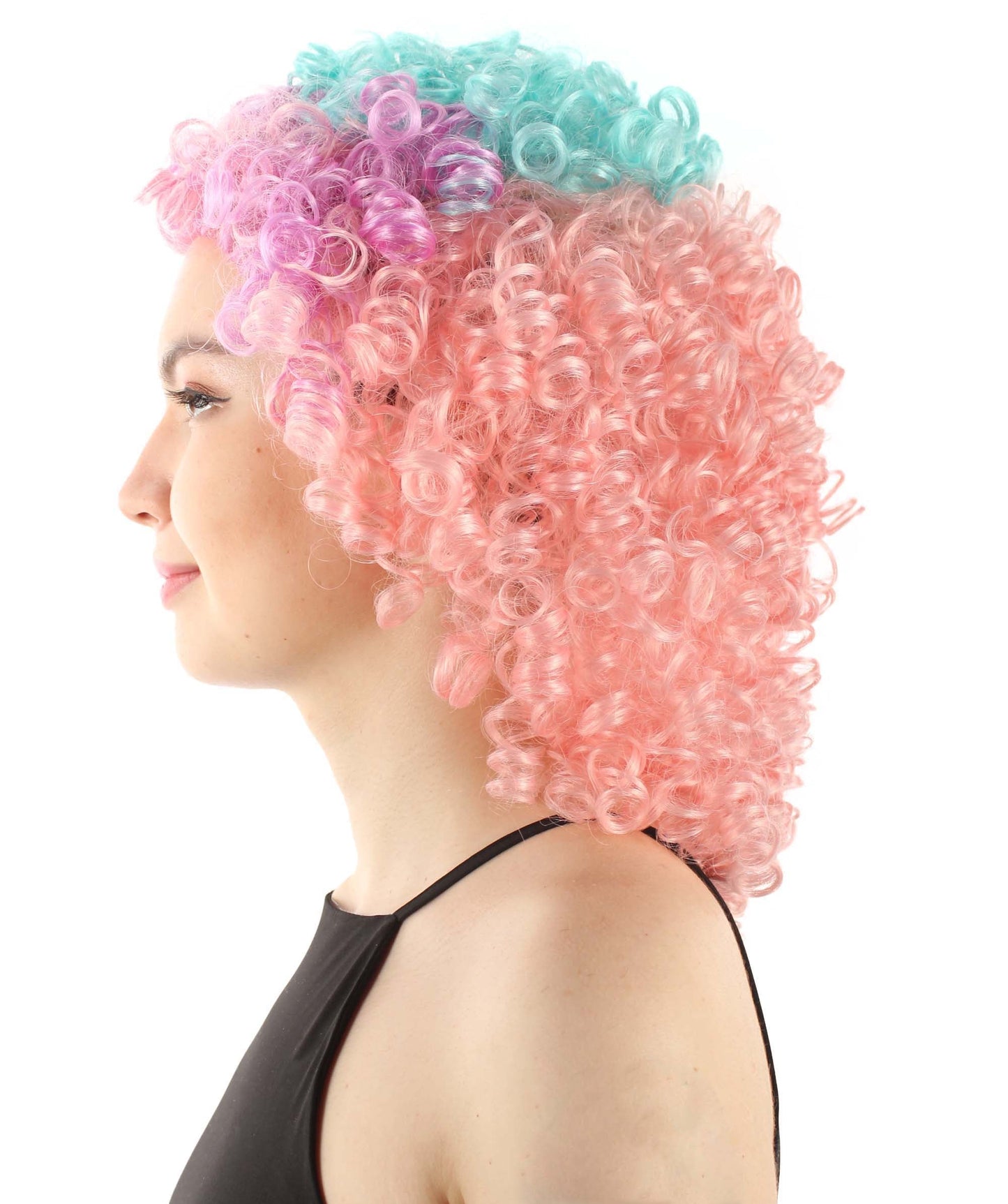 HPO  Women's Royalty Queen Curly Wig | Multiple Color Options | Premium Breathable Capless Cap