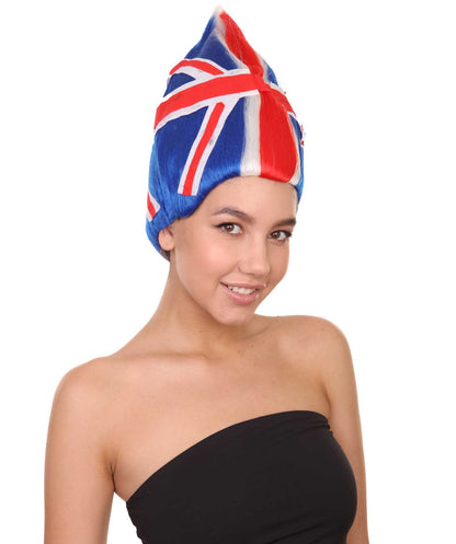 United Kingdom Flag Troll Wig