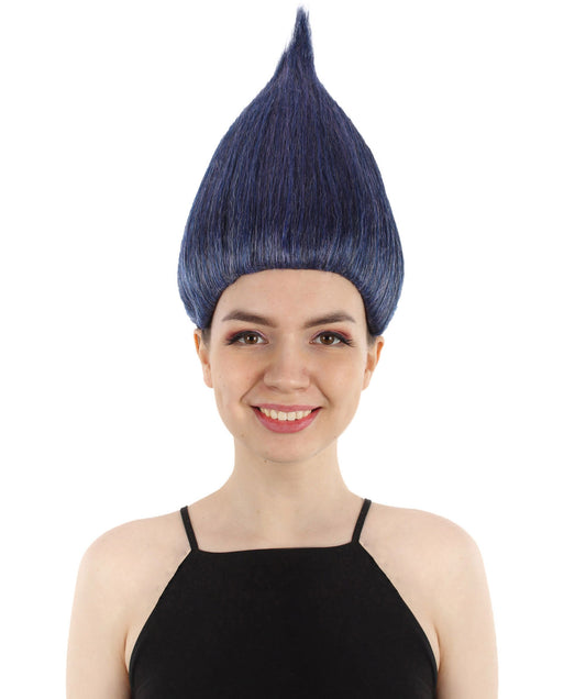Women's Navy Blue Dwarf Wig