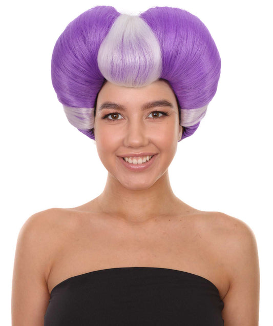 Medium Purple Silver Evil Stepmother Heart-shaped Pompadour