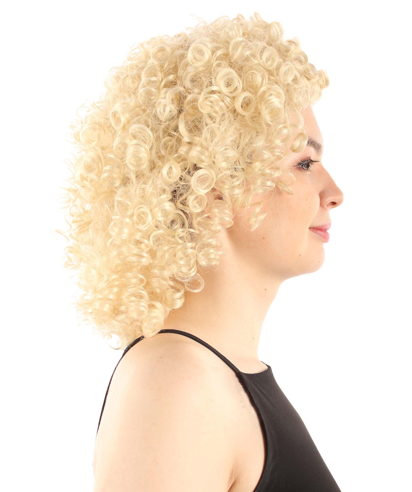 Blonde Women's Royalty Queen Curly Wig