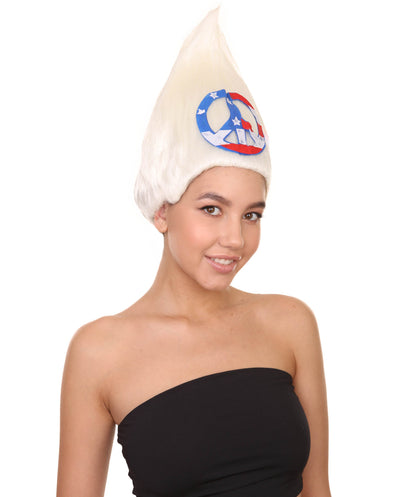 American Peace American flag wig