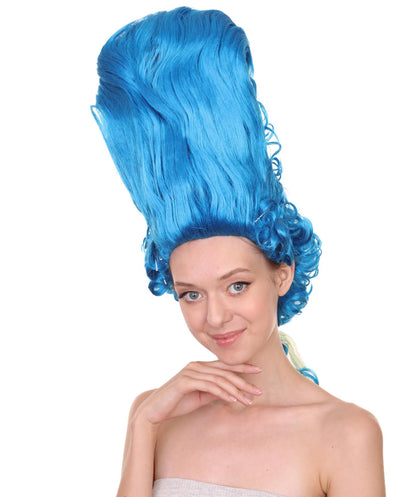 Blue Rococo Updo Wig