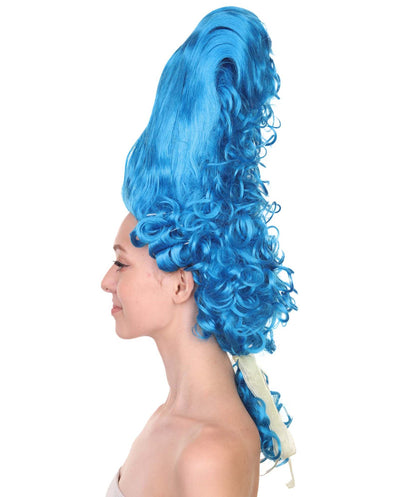 Blue Rococo Updo Wig