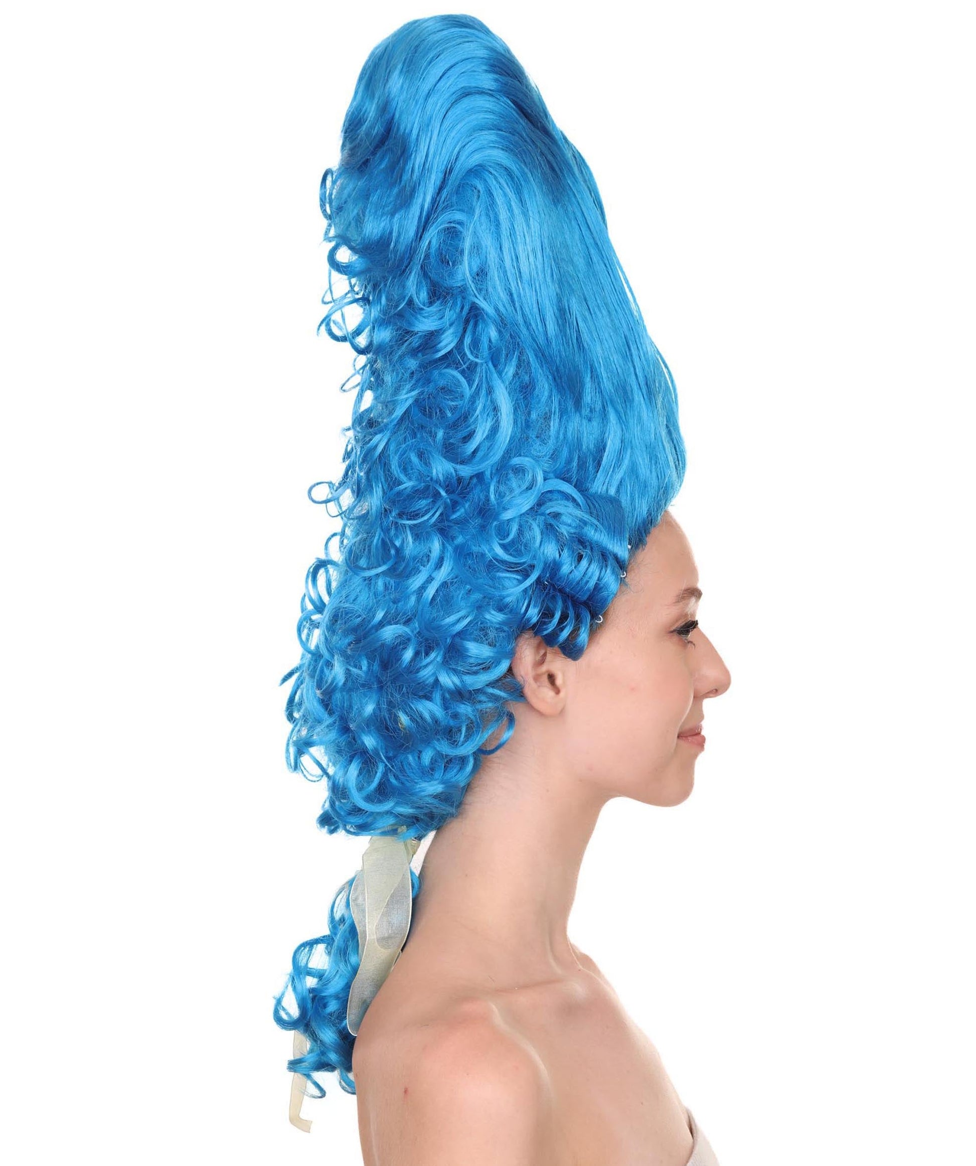 Blue Rococo Updo Wig