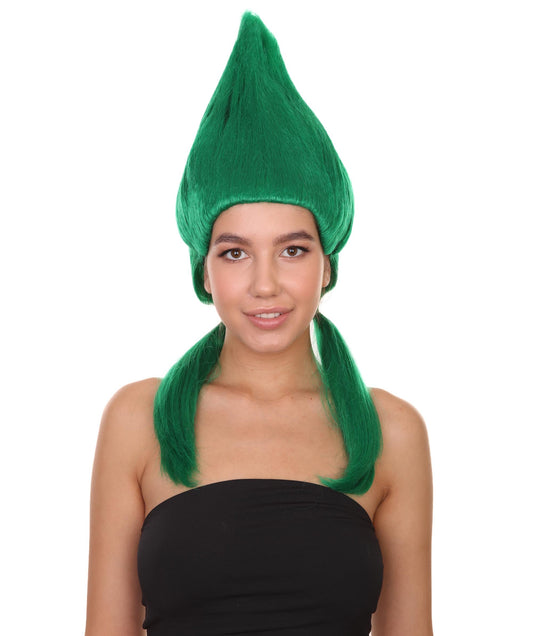 Green Dwarf Double Ponytails Wig