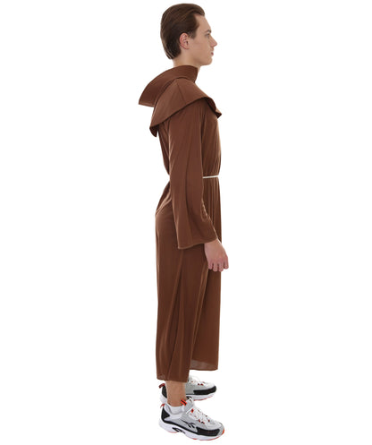 Men's Monk Religious Costume | Brown Fancy  Costume