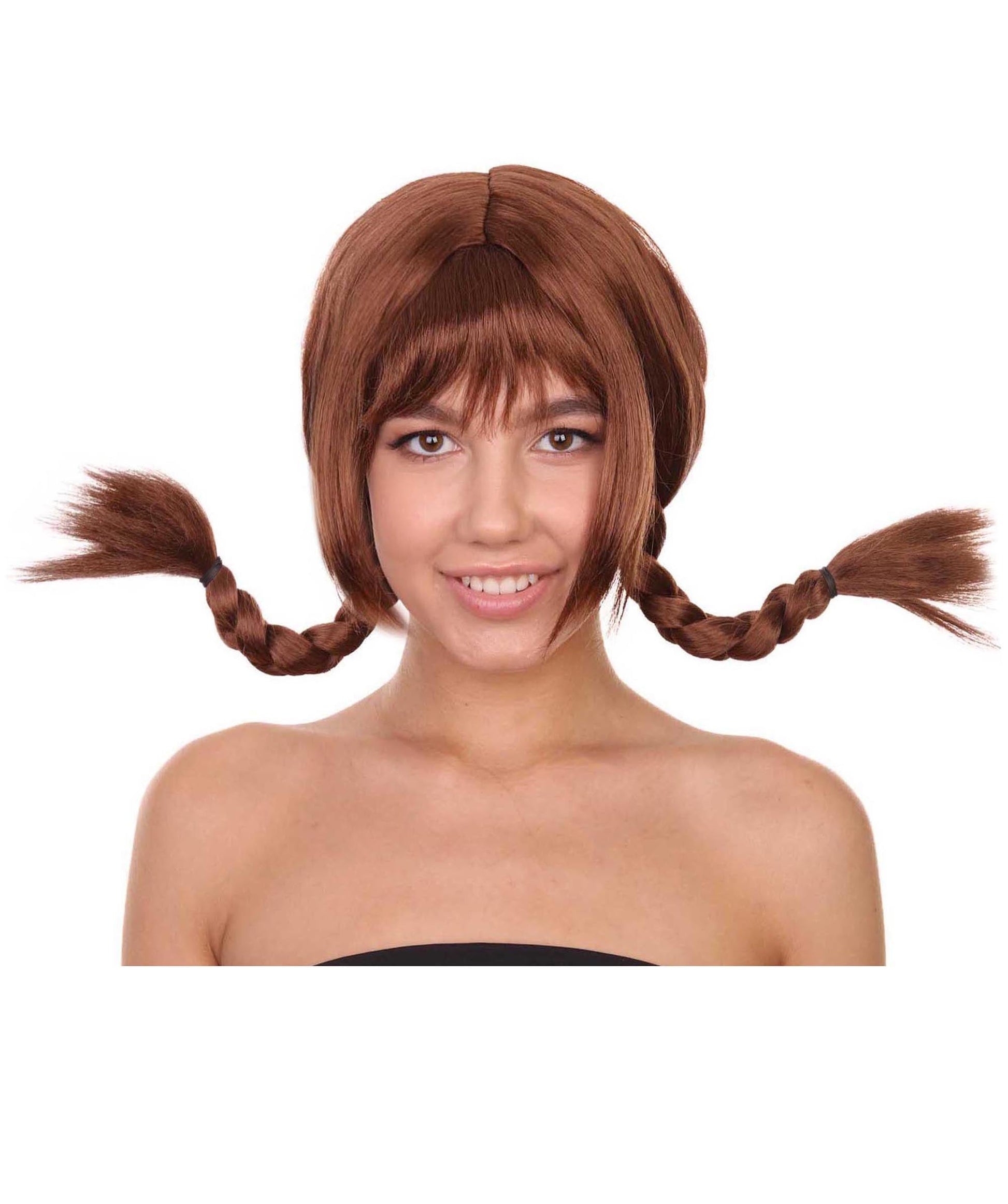 Brown Bavarian Girl Women's Wig