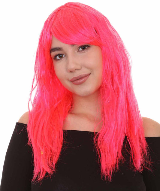 Neon Pink Glamour Wig Collections