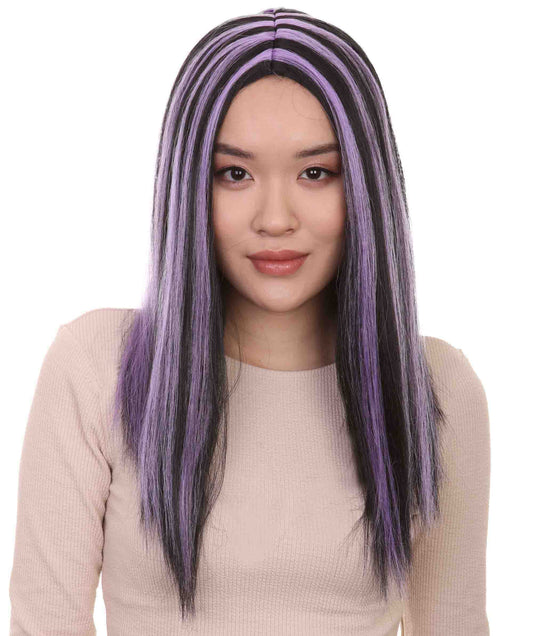 Long Straight Horror Crimped Wig