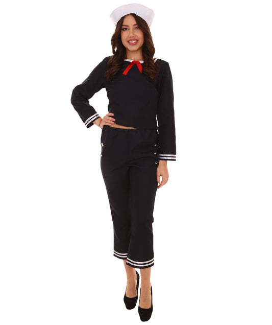 Women's Sailor Costume | Navy Fancy Costume