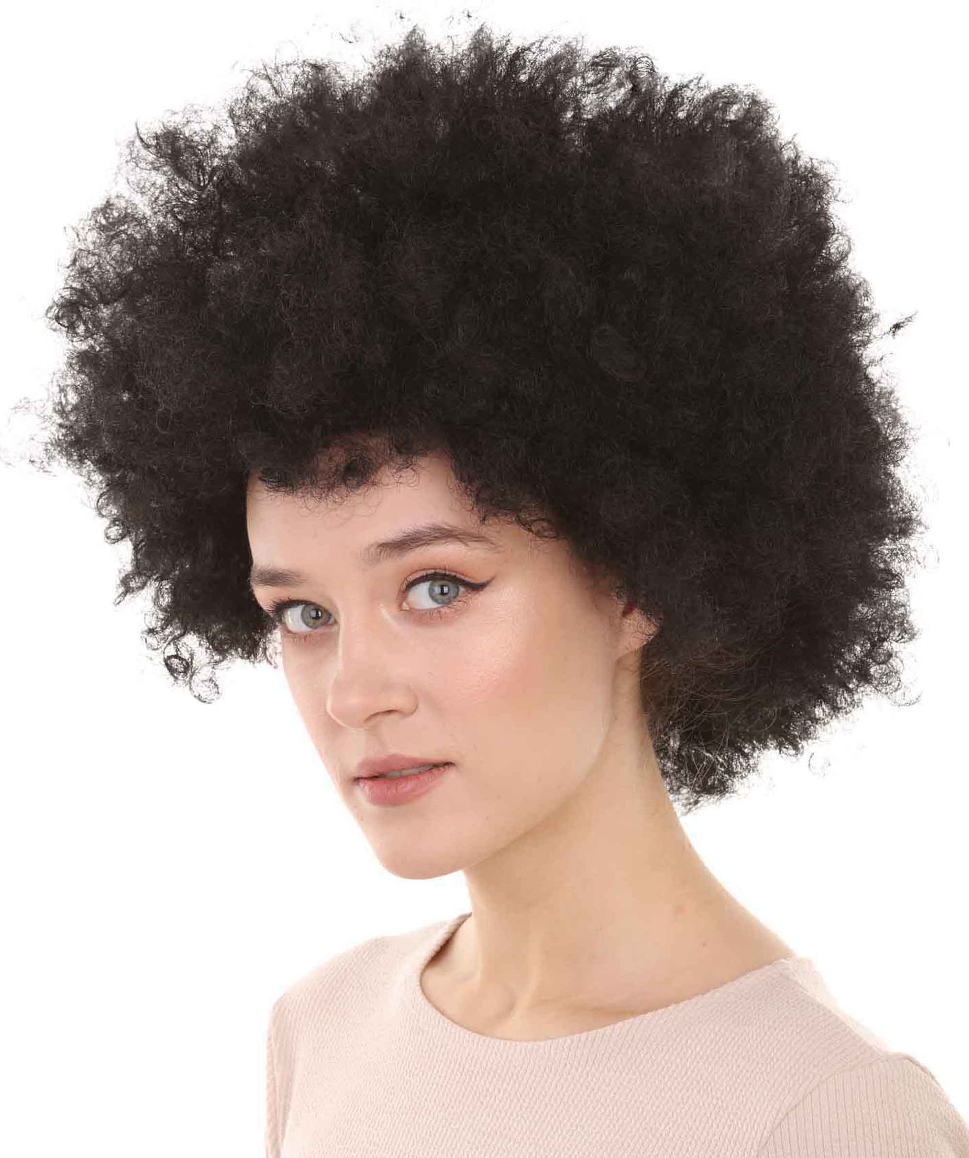 Black Super Size Jumbo Party Halloween Wig