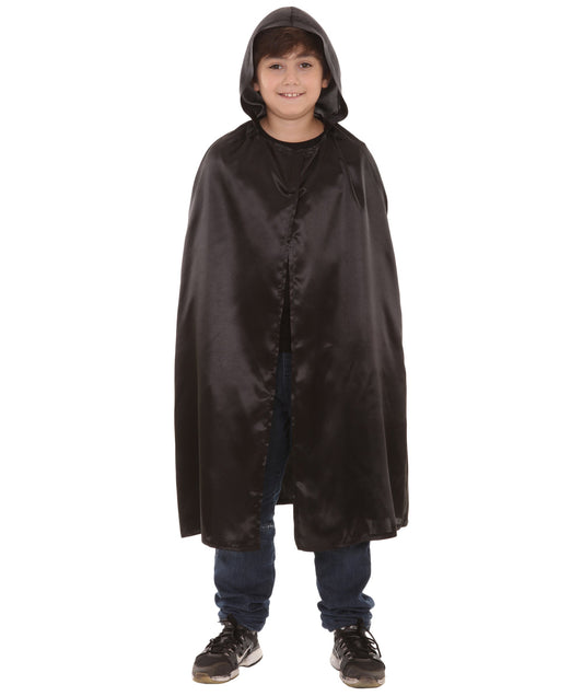 Black Hooded Cape Costume