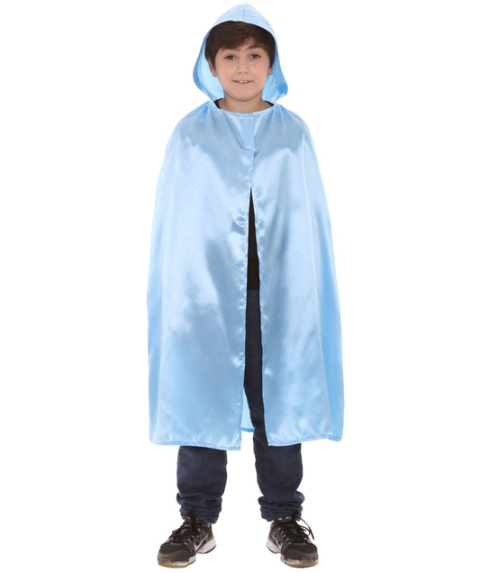 Blue Hooded Cape Costume
