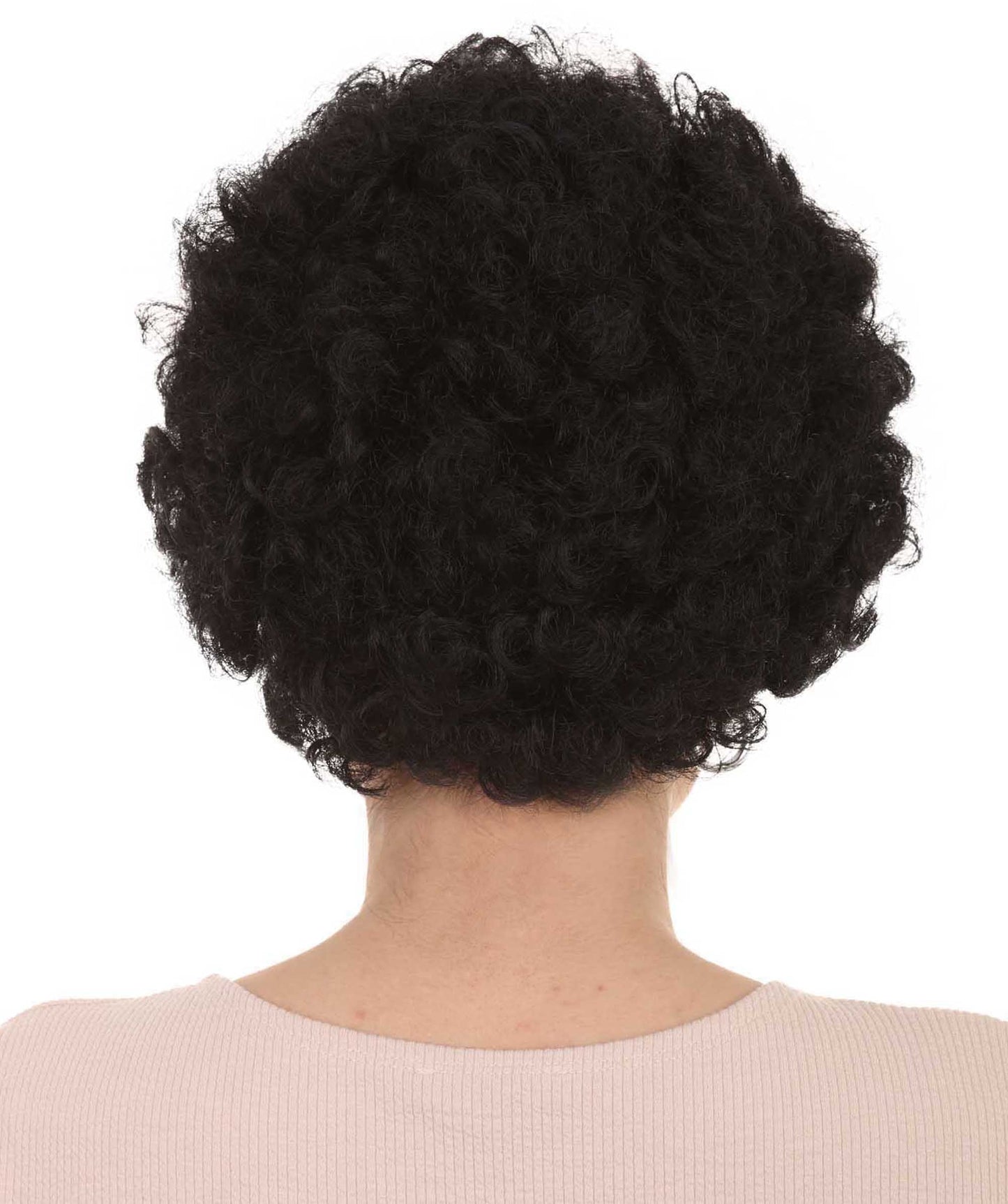 Black Afro Unisex Wig | Jumbo Super Size Halloween Wig | Premium Breathable Capless Cap