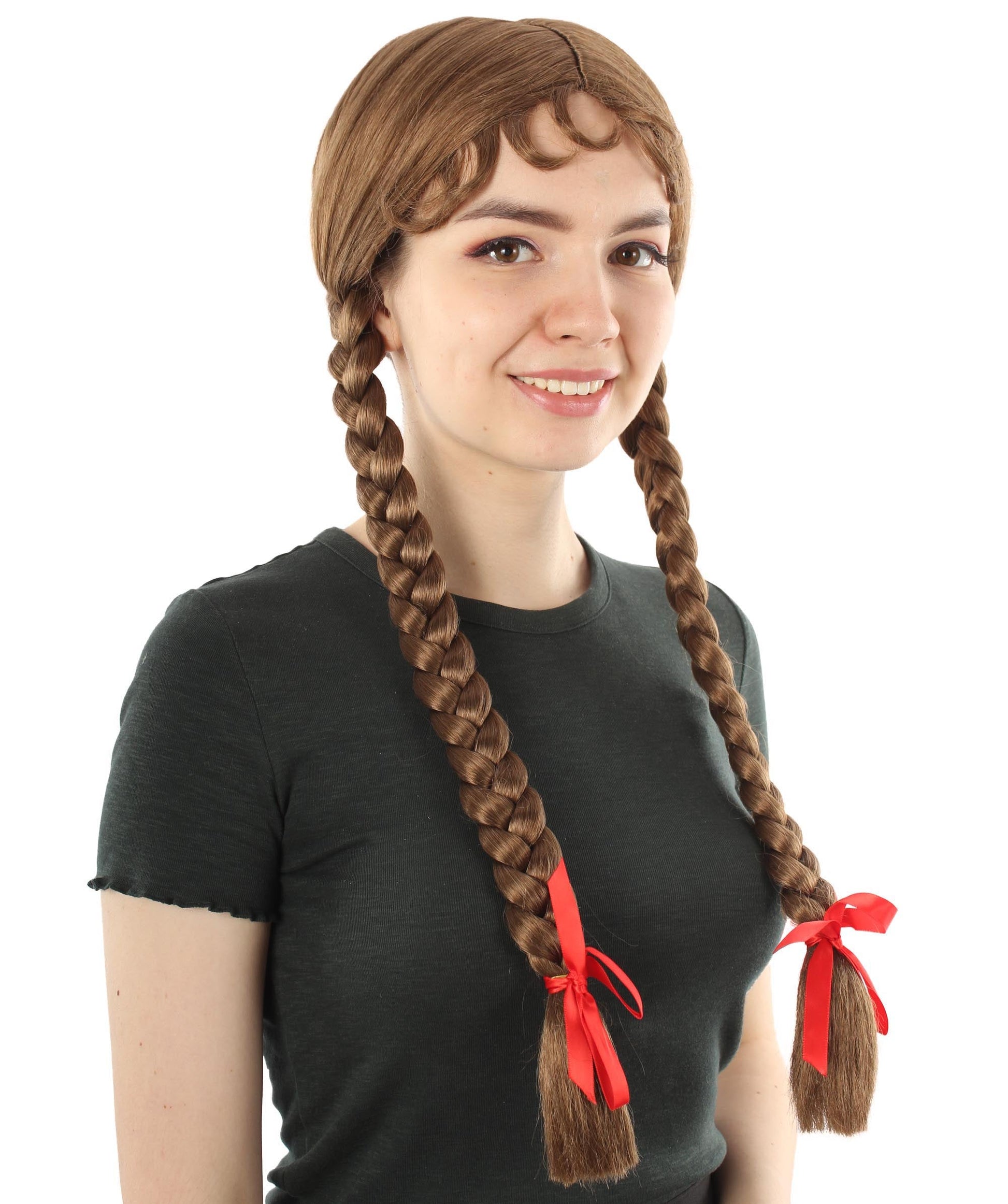 Light Brown Multiple Colors Option Long Braided Wig