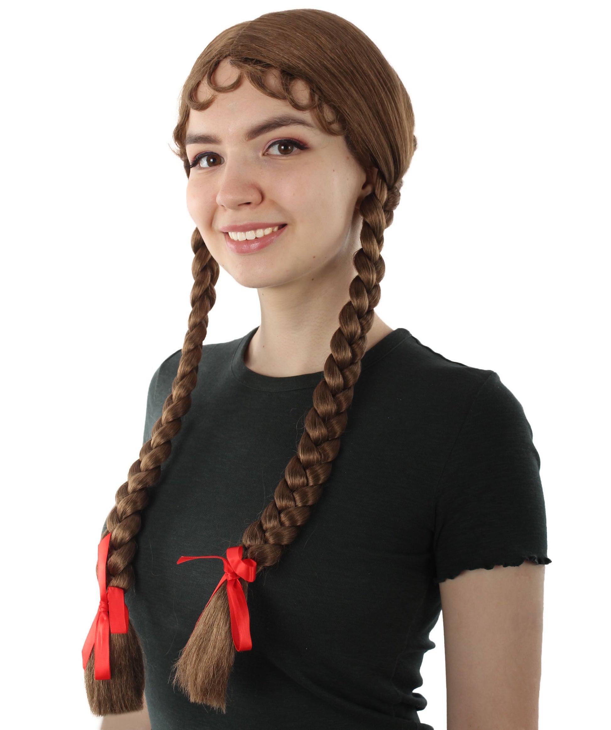 Light Brown Multiple Colors Option Long Braided Wig