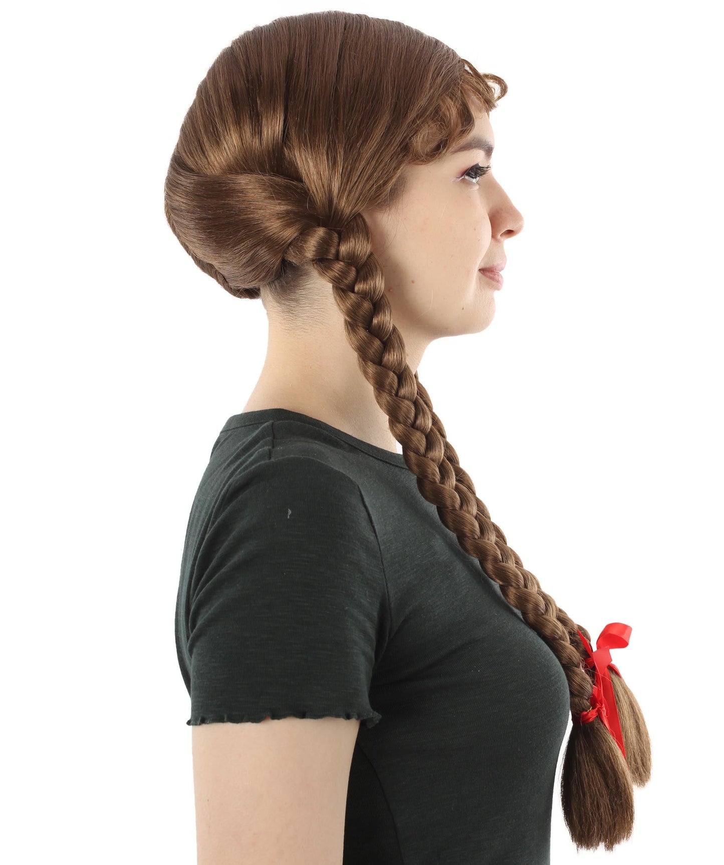 Light Brown Multiple Colors Option Long Braided Wig