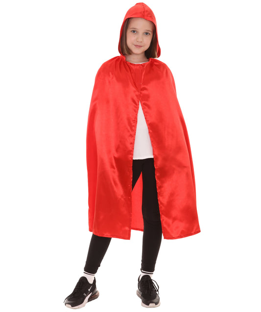 Red Hooded Cape Costume