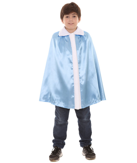 Blue/Black child king reversible robe costume