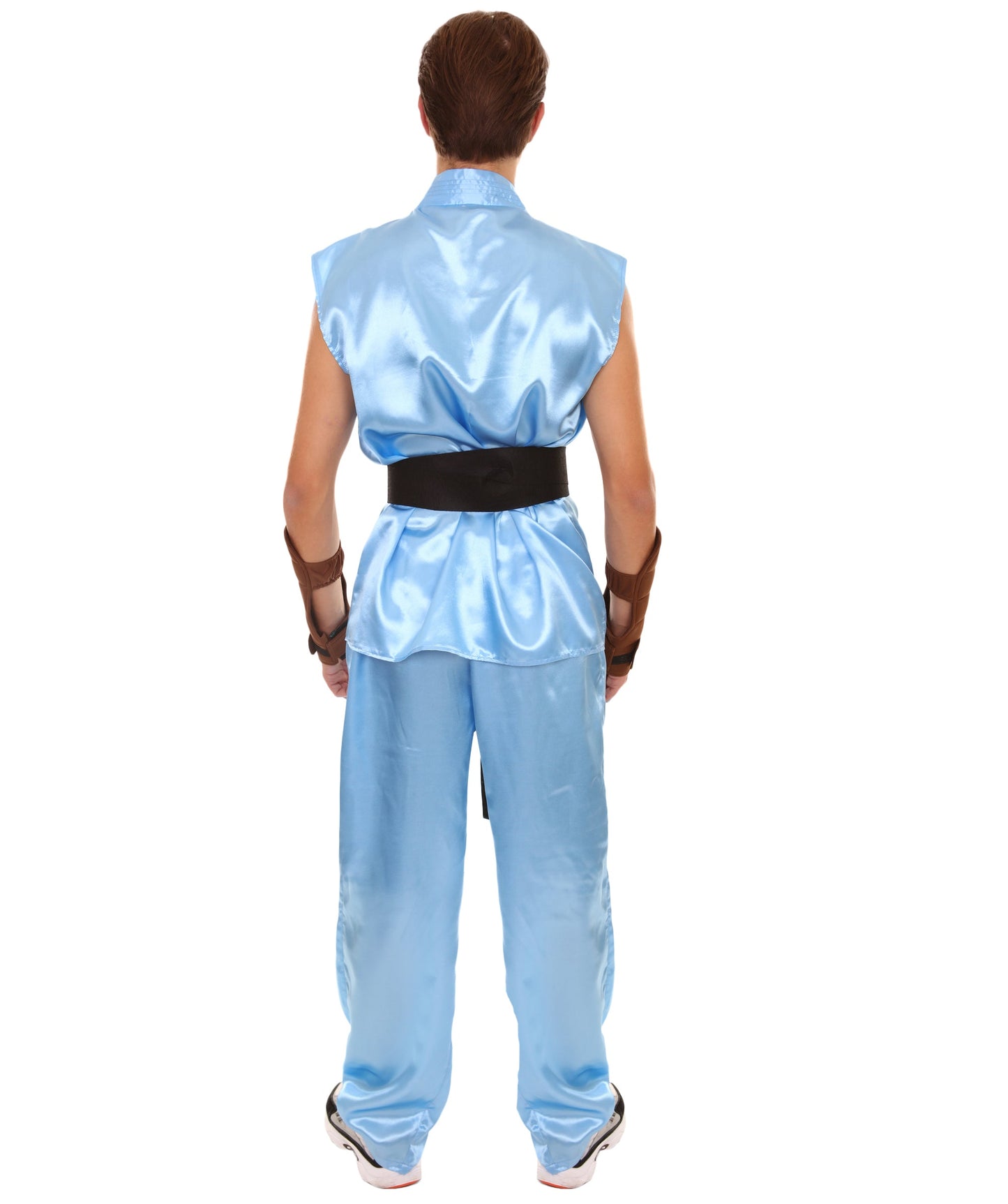 Light Blue Men's Karate Fancy Costume