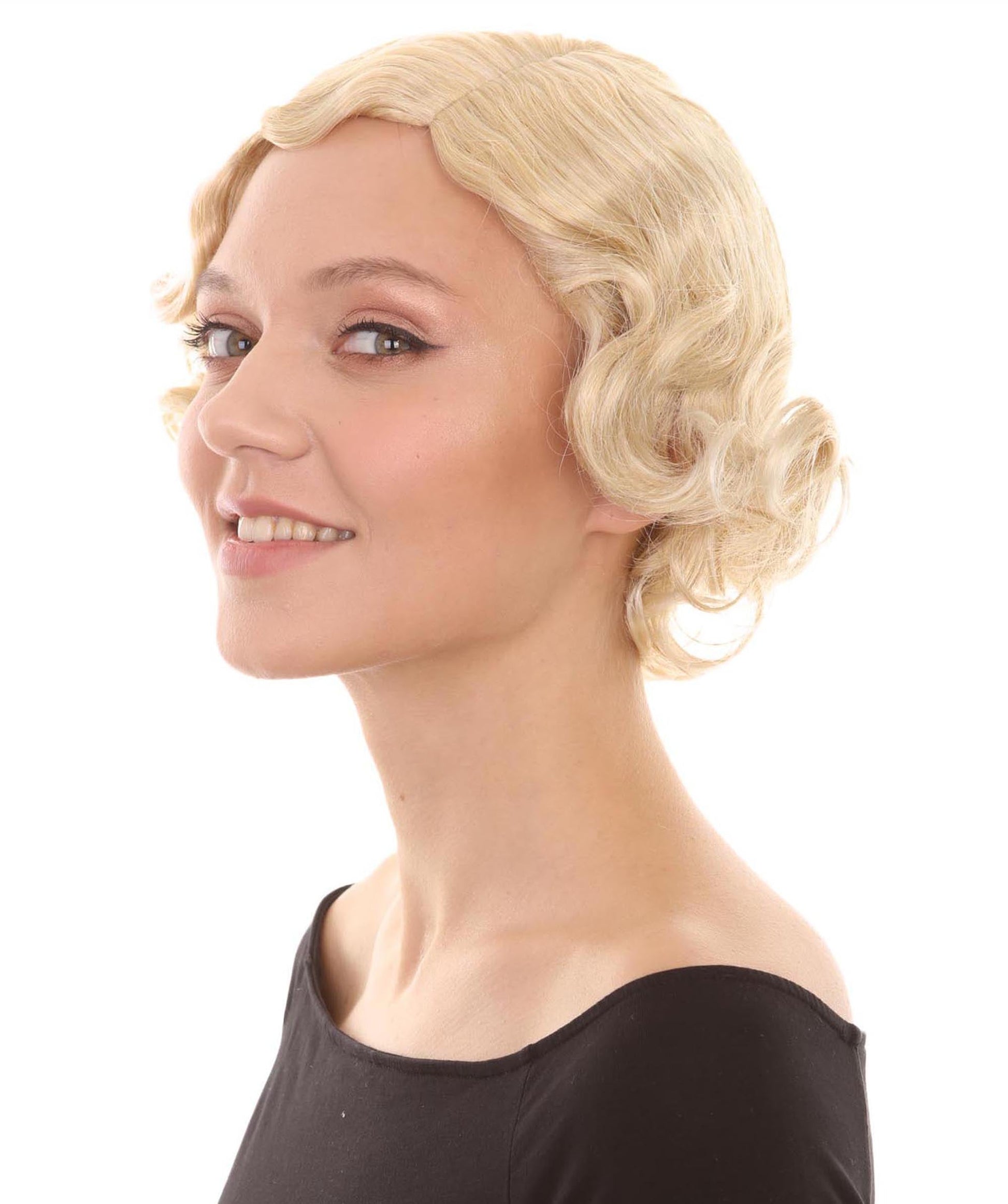 Blonde Womens Peculiar Wig