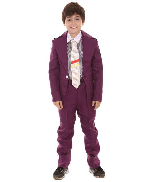 Child's Deluxe Singer Costume | Light Purple Fancy Costume