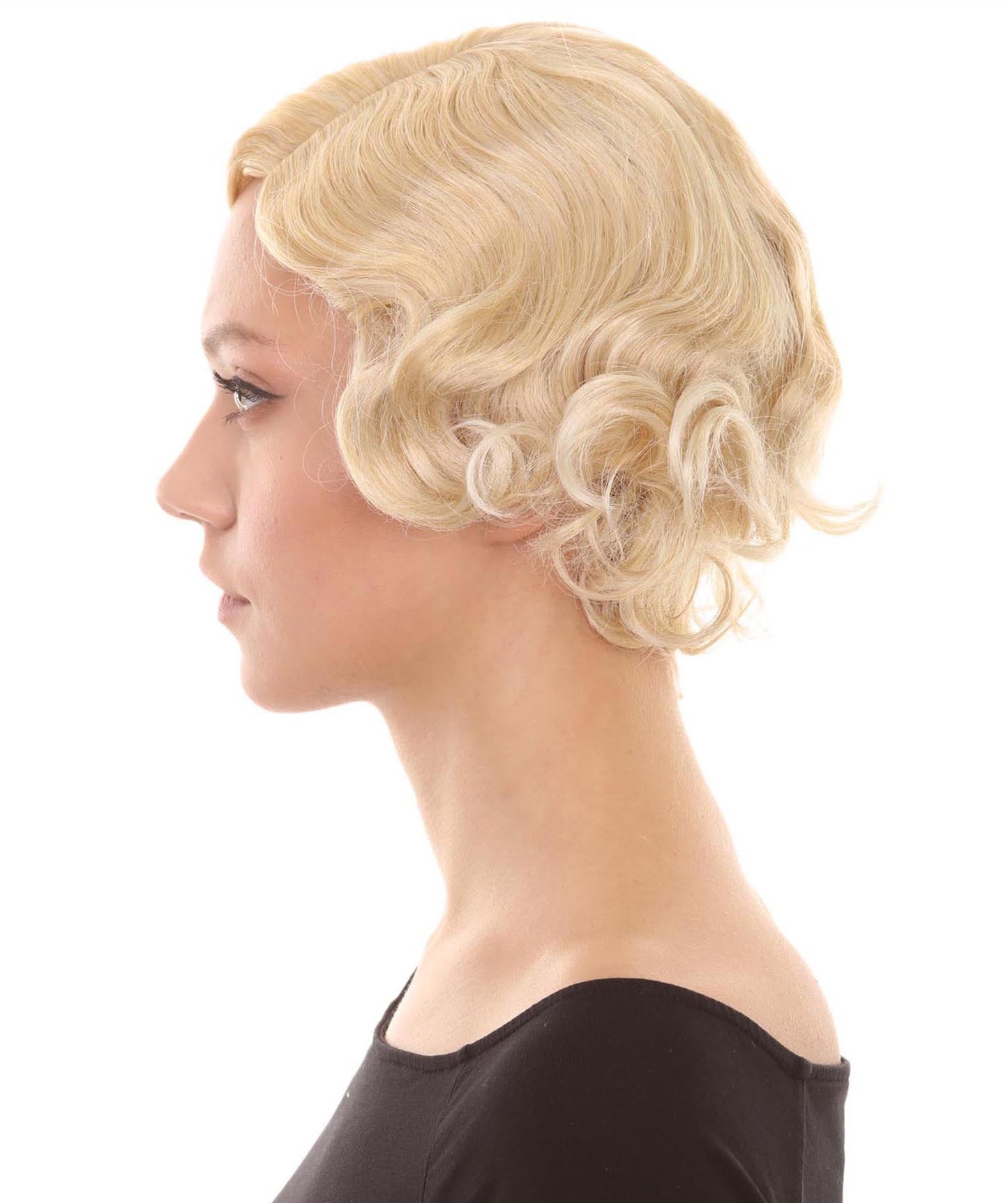 Blonde Womens Peculiar Wig