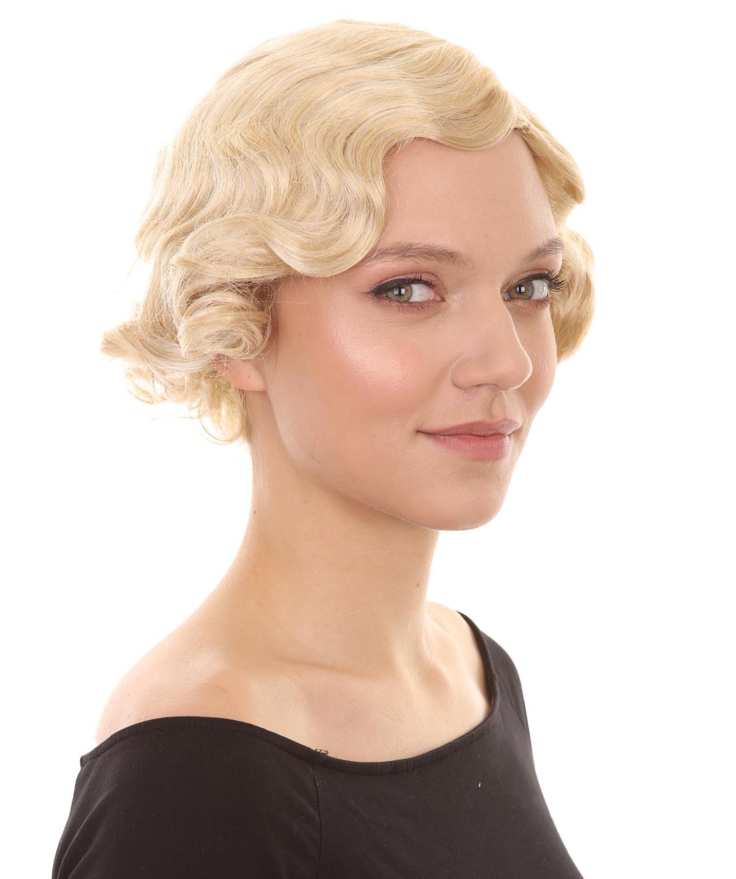 Blonde Womens Peculiar Wig