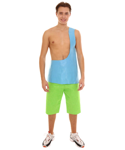 Men's Aspen Heitz Movie Costume | Blue Green Halloween Costume.