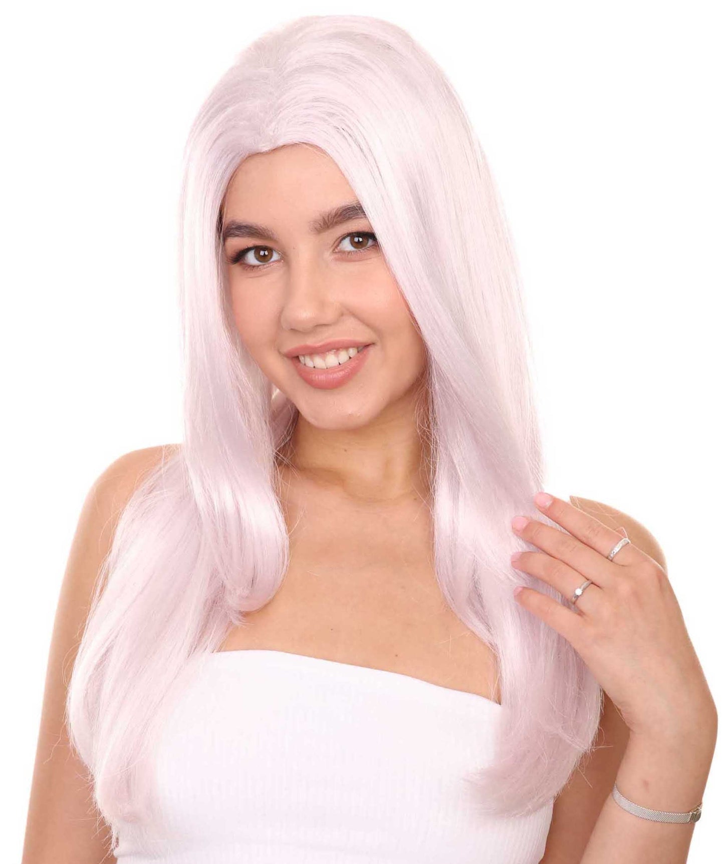 Police Officer Costume White Wig